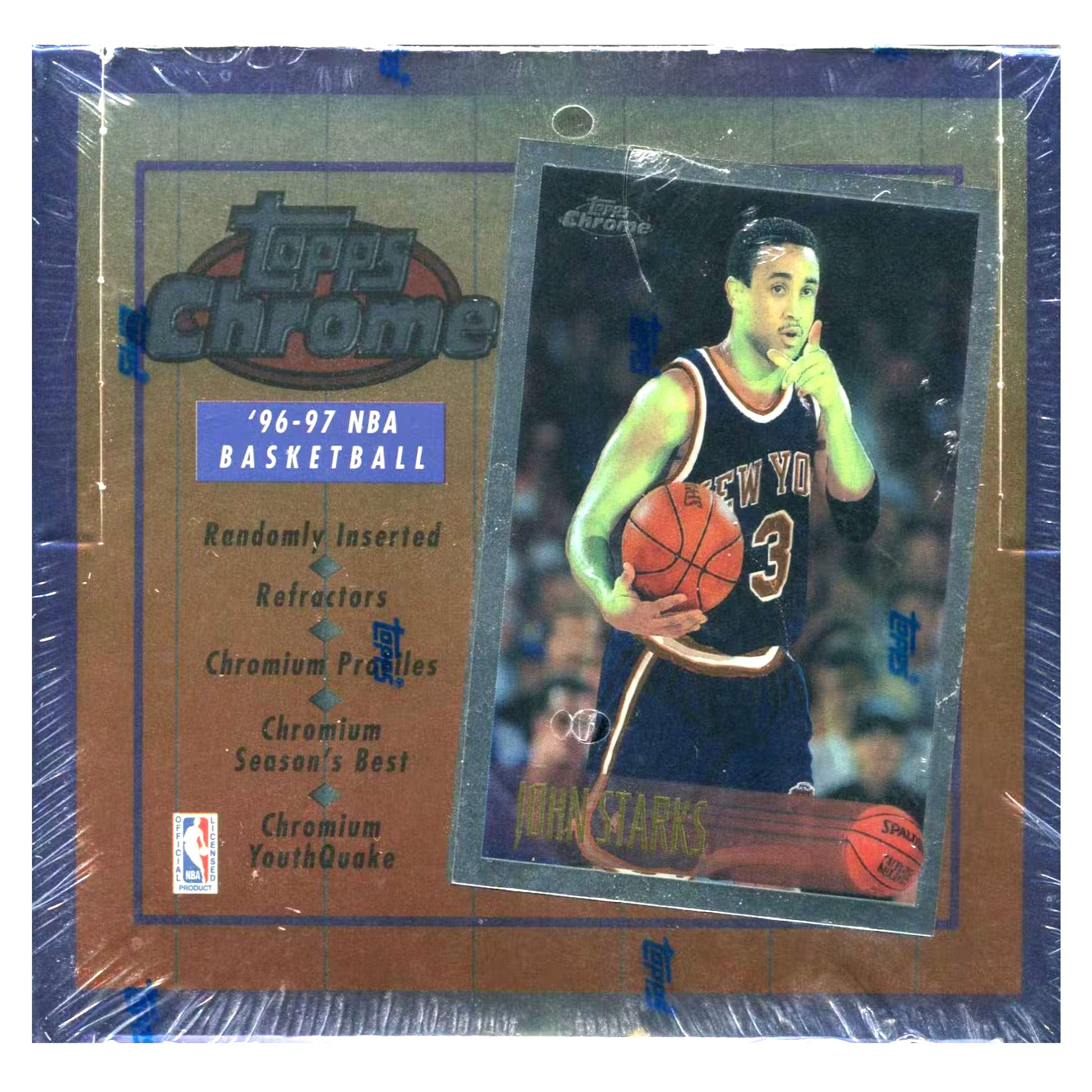 1996/97 Topps Chrome Basketball Box