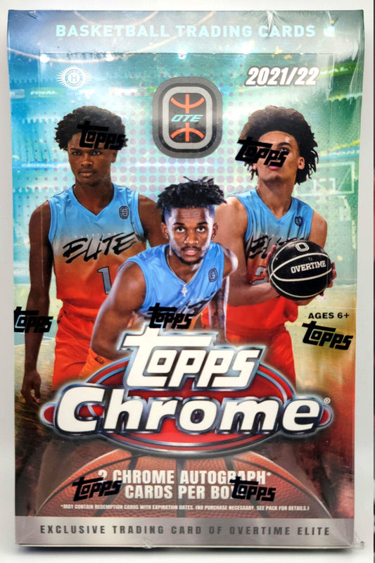 2021/22 Topps Chome Overtime Elite Basketball Box