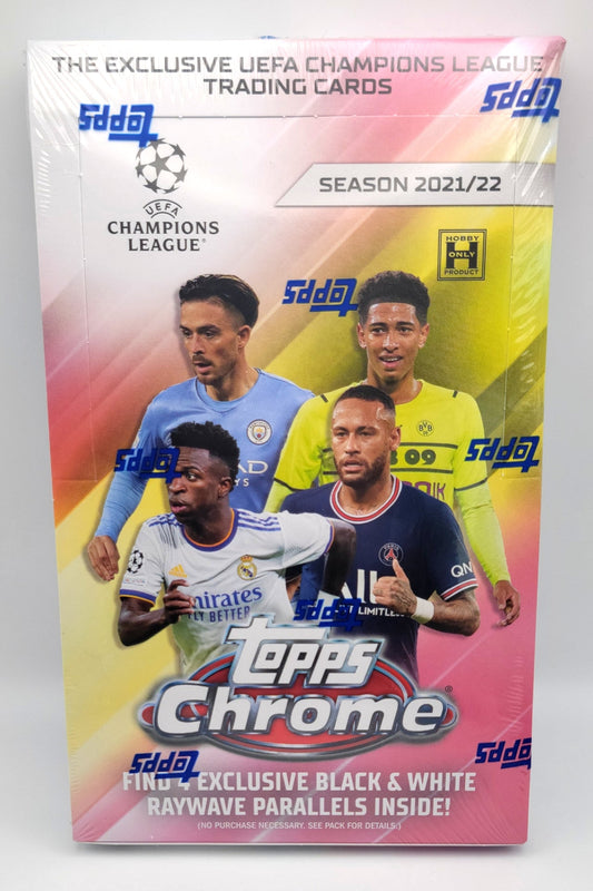 2021/22 Topps Chrome UEFA Champions League Soccer Box
