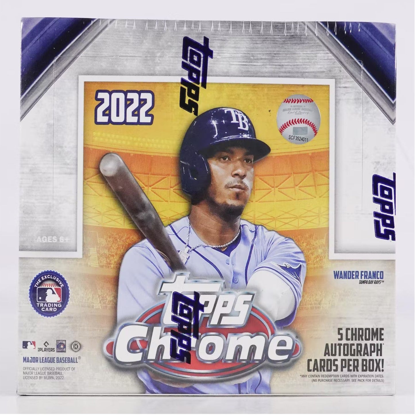 2022 Topps Chrome Jumbo Baseball Hobby Box (PLUS 1 Silver Pack!)