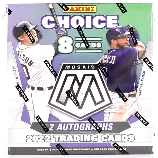 2022 Panini Mosaic Choice Baseball Hobby Box
