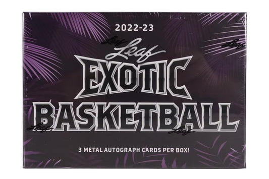 2022/23 Leaf Exotic Basketball Hobby Box