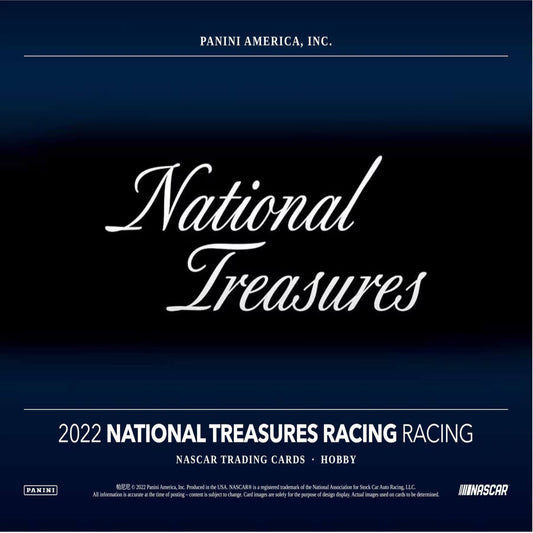 2022 Panini National Treasures Racing Hobby Box