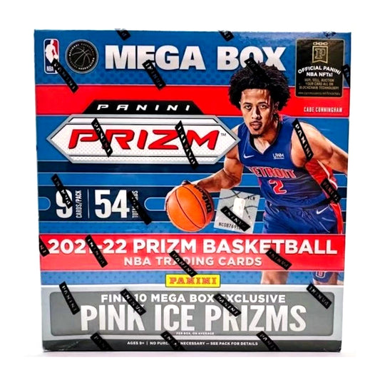 2021/22 Panini Prizm Basketball Retail Mega Box (Pink Ice Prizms)