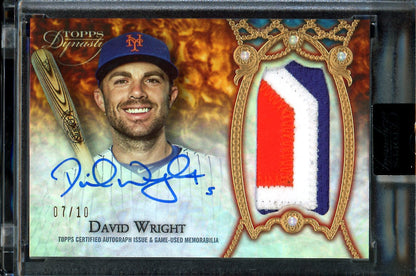2022 Topps Dynasty David Wright Patch Auto /10 Mets – Sports Card