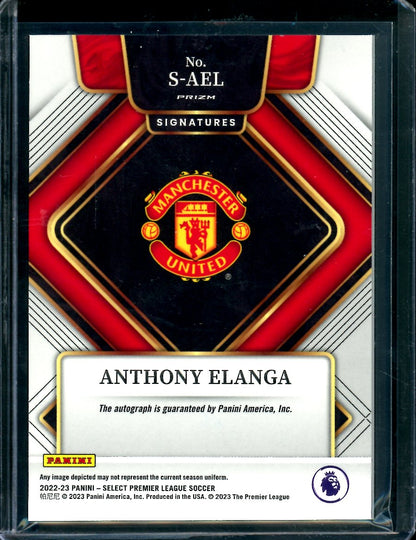 2022/23 Panini Select Anthony Elanga Auto Manchester United