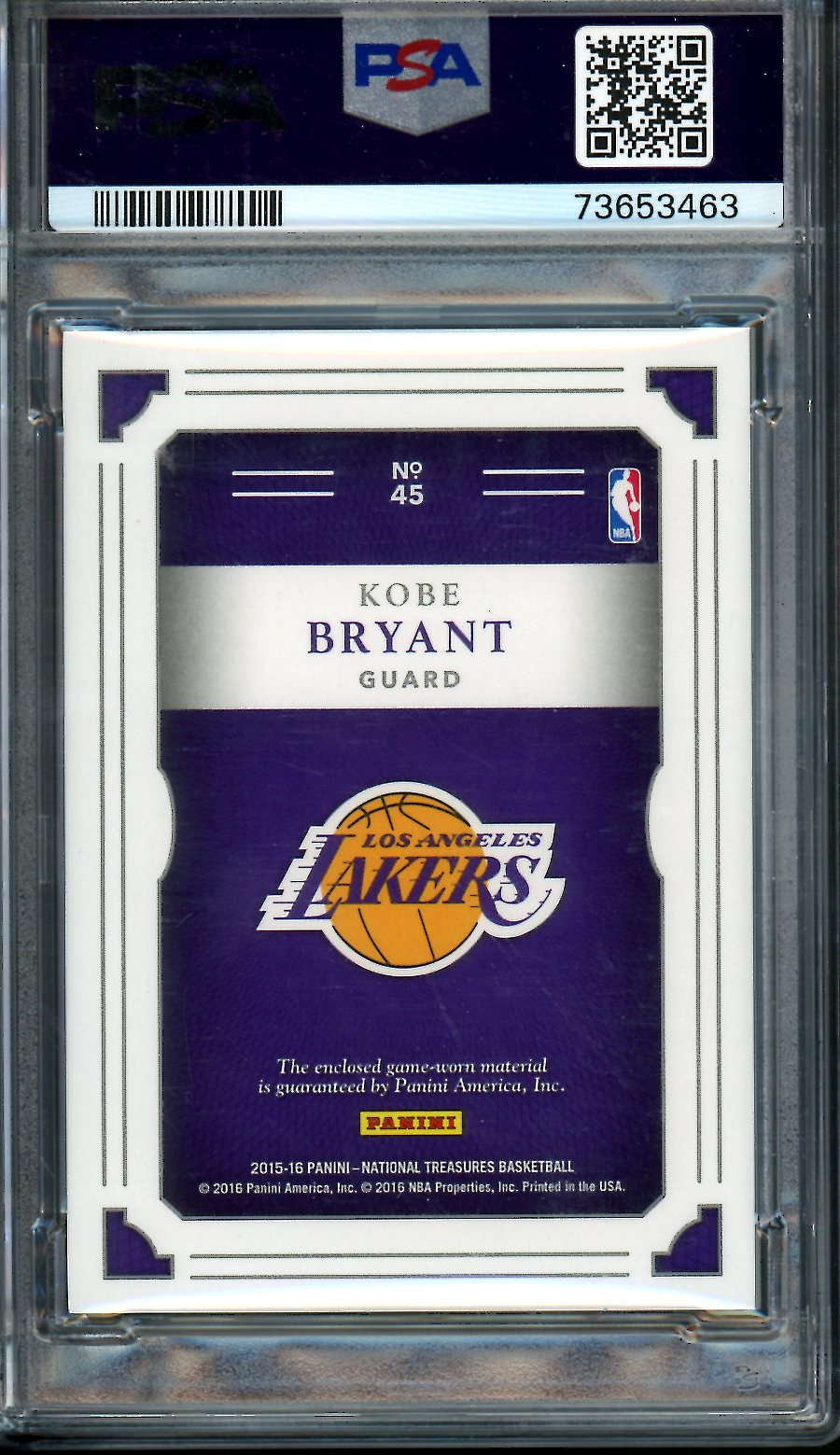 Kobe Bryant Patch 