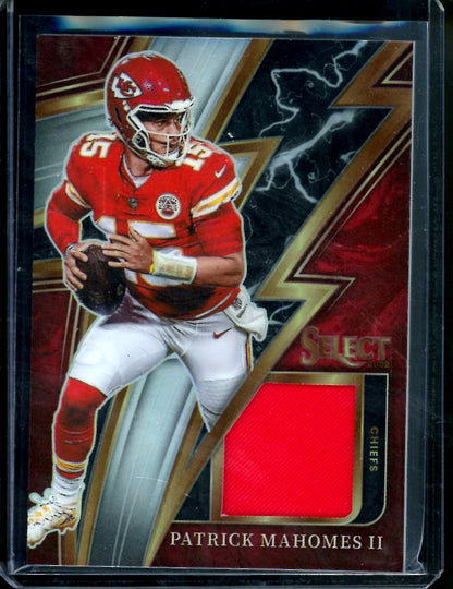 2022 Panini Select Patrick Mahomes II Sparks Patch /99 Chiefs